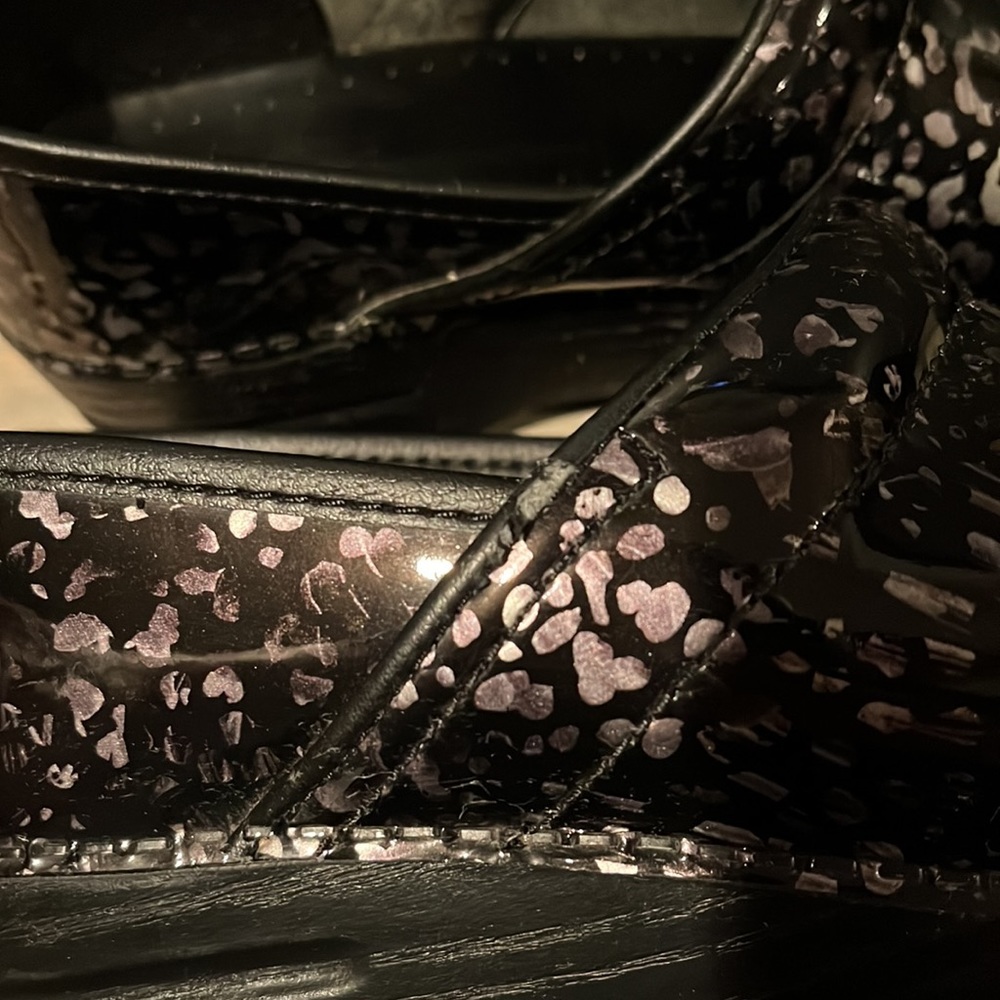 Dansko | Patent Cheetah Print Clogs Size 39 - image 4